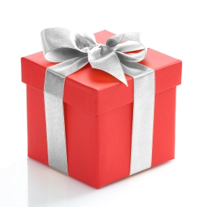 photo of red gift box